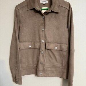 Level99 Men's Suede Button-Up Jacket NWT
